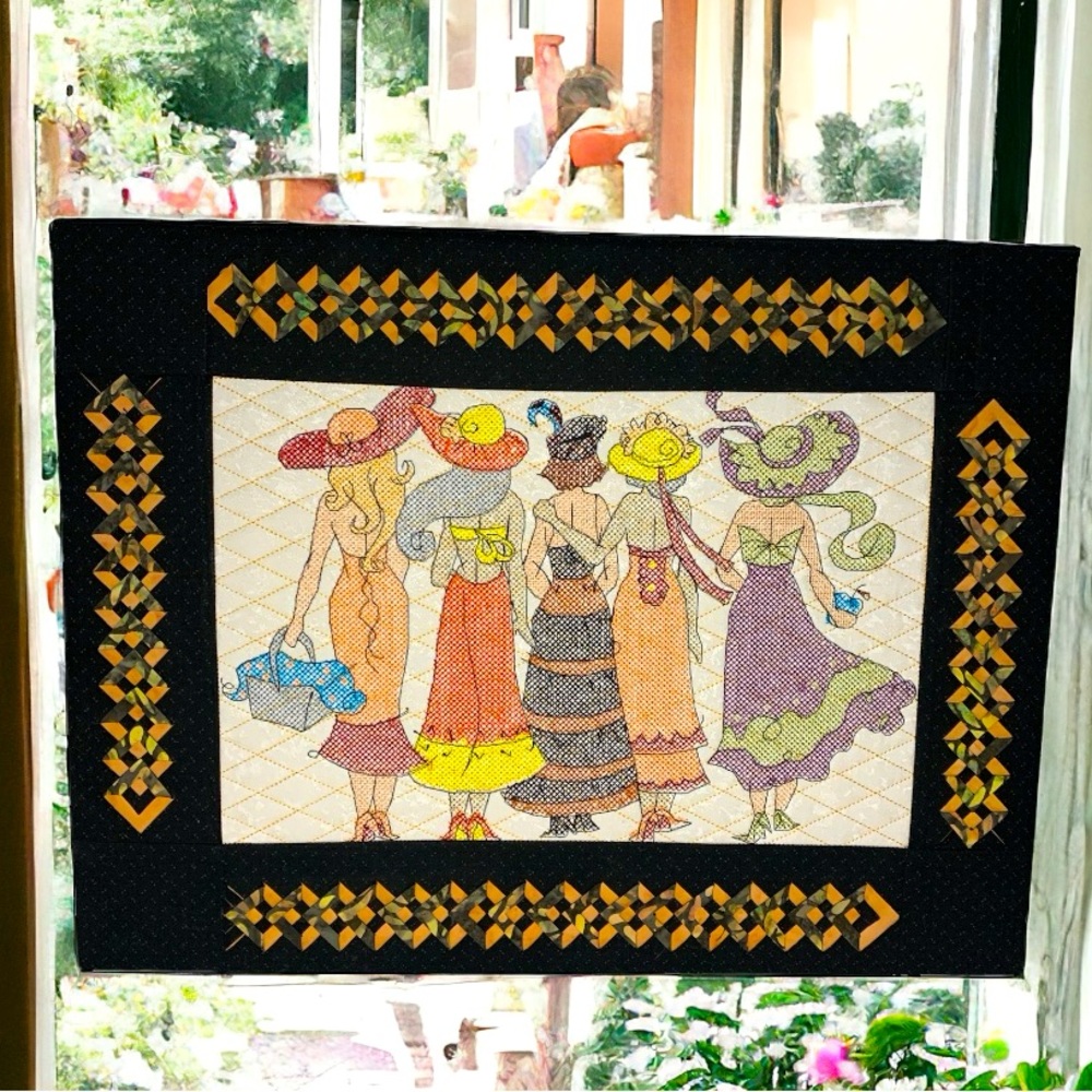 1970’s Ladies in the Sun Needlework